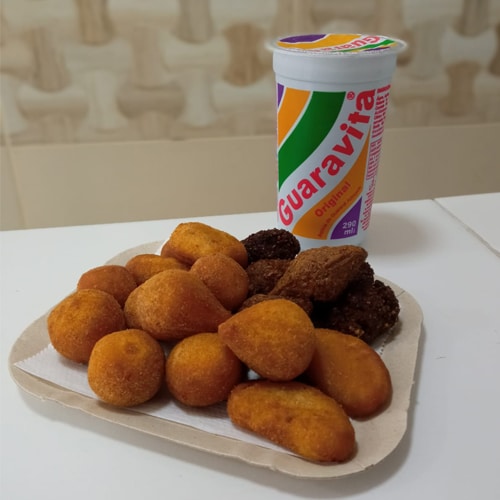 Combo de Salgadinhos + Guaravita – a partir de R$9,50